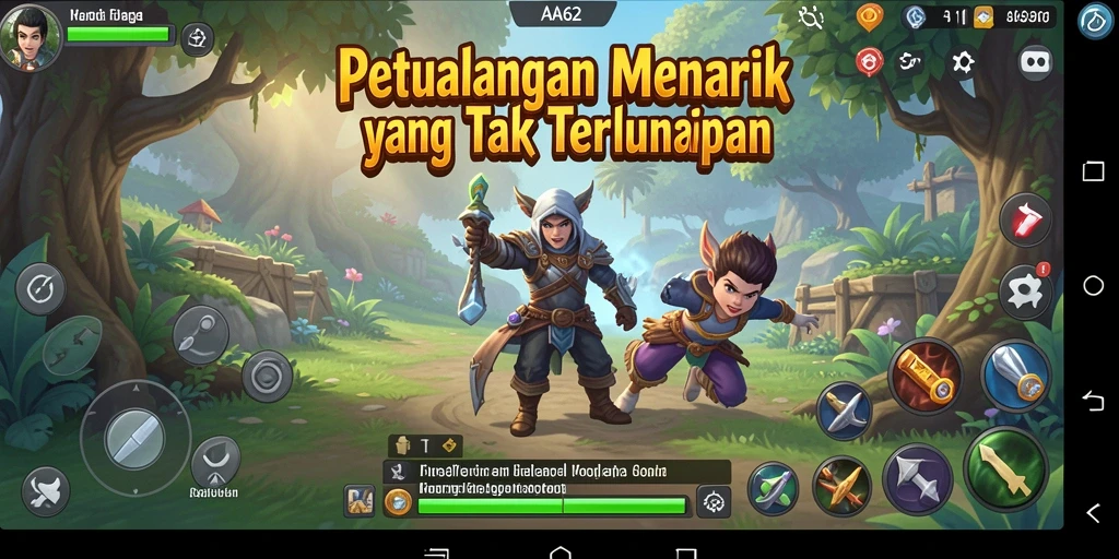 Tampilan gameplay AA62 yang mendebarkan dan penuh aksi.