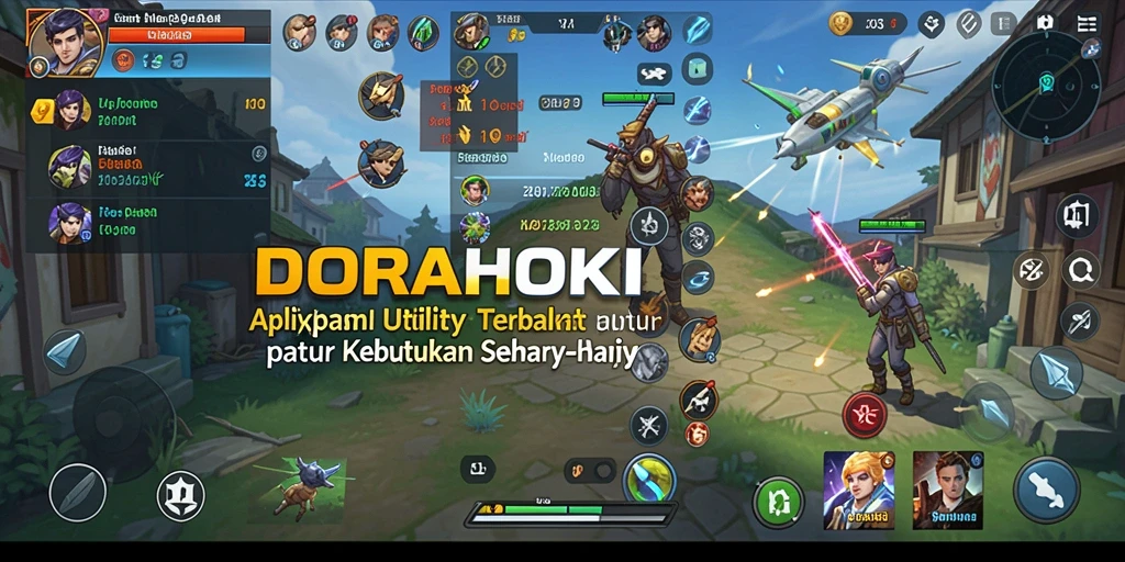 Tampilan screenshot fitur utama DORAHOKI yang memudahkan pengguna.