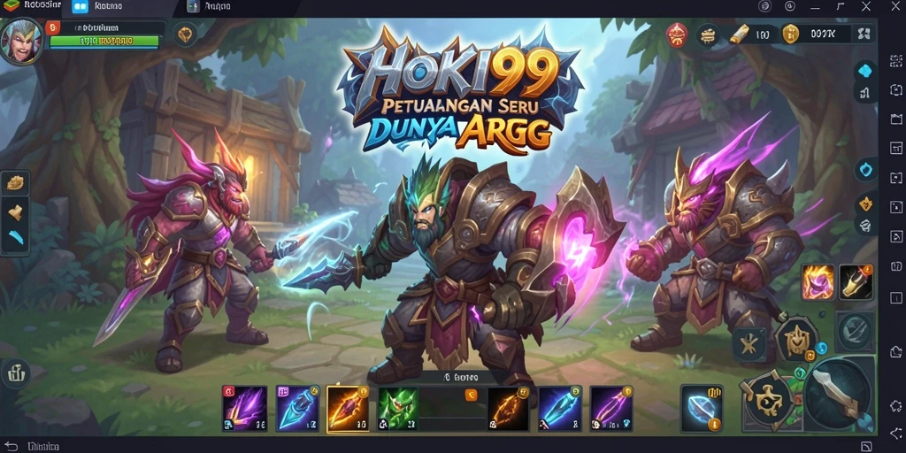 Gameplay seru HOKI99 dengan karakter dan pertarungan menakjubkan.