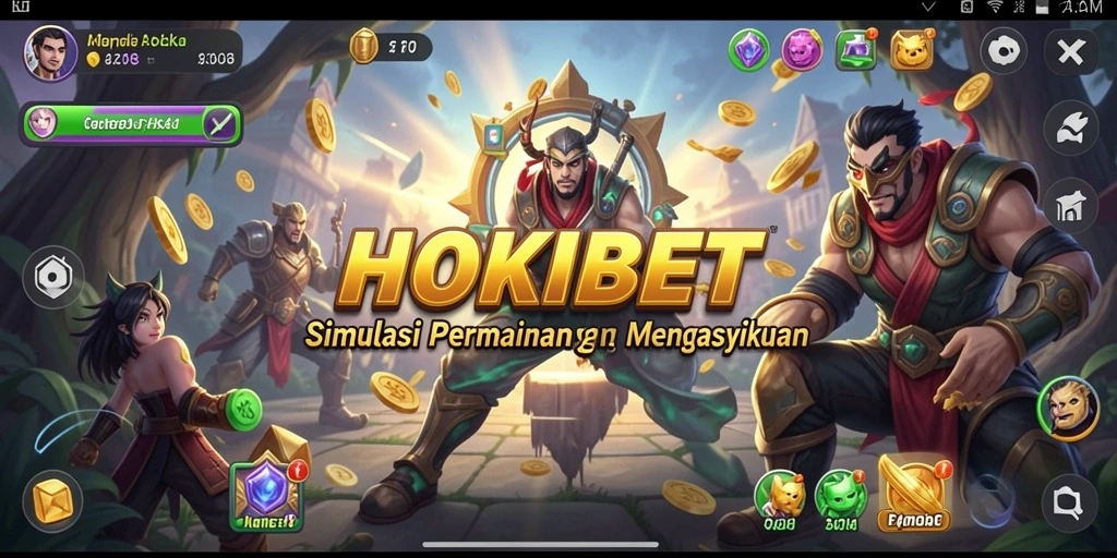 Tampilan gameplay seru di HOKIBET yang mendebarkan.