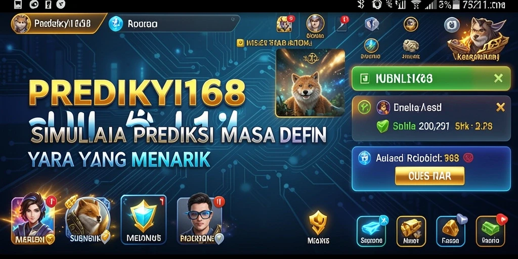 Tampilan gameplay PREDIKSI168 yang menarik dan interaktif.