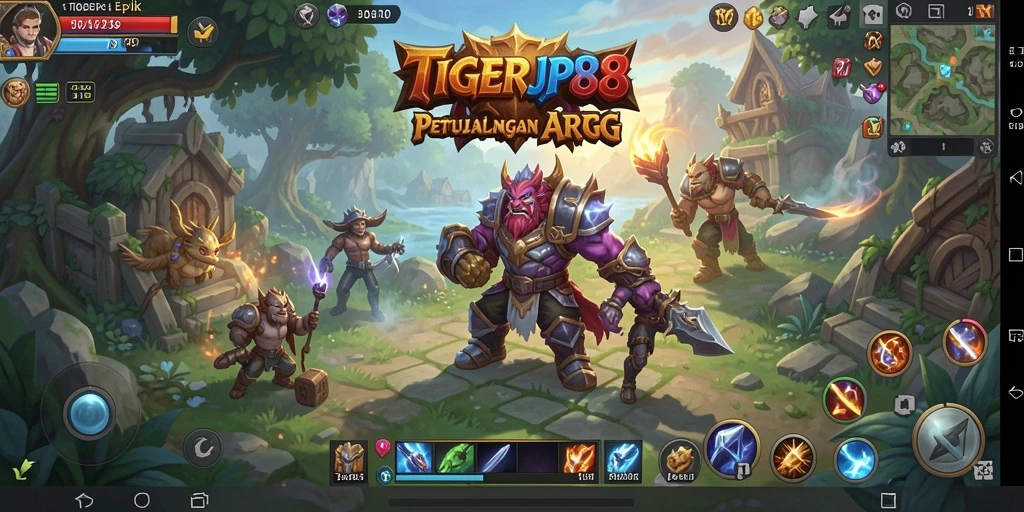 Tampilan gameplay fantastis dari TIGERJP88 dalam aksi ARPG.